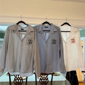 Katie Kime Monogrammed “SD” Oxford